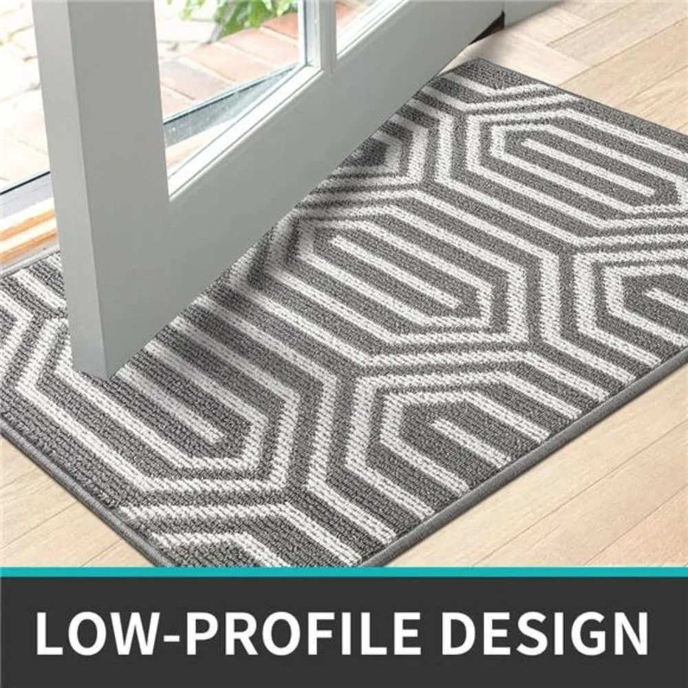 Indoor Door Mat Durable, Non Slip Absorbent Resist Dirt Entry Rug, 32